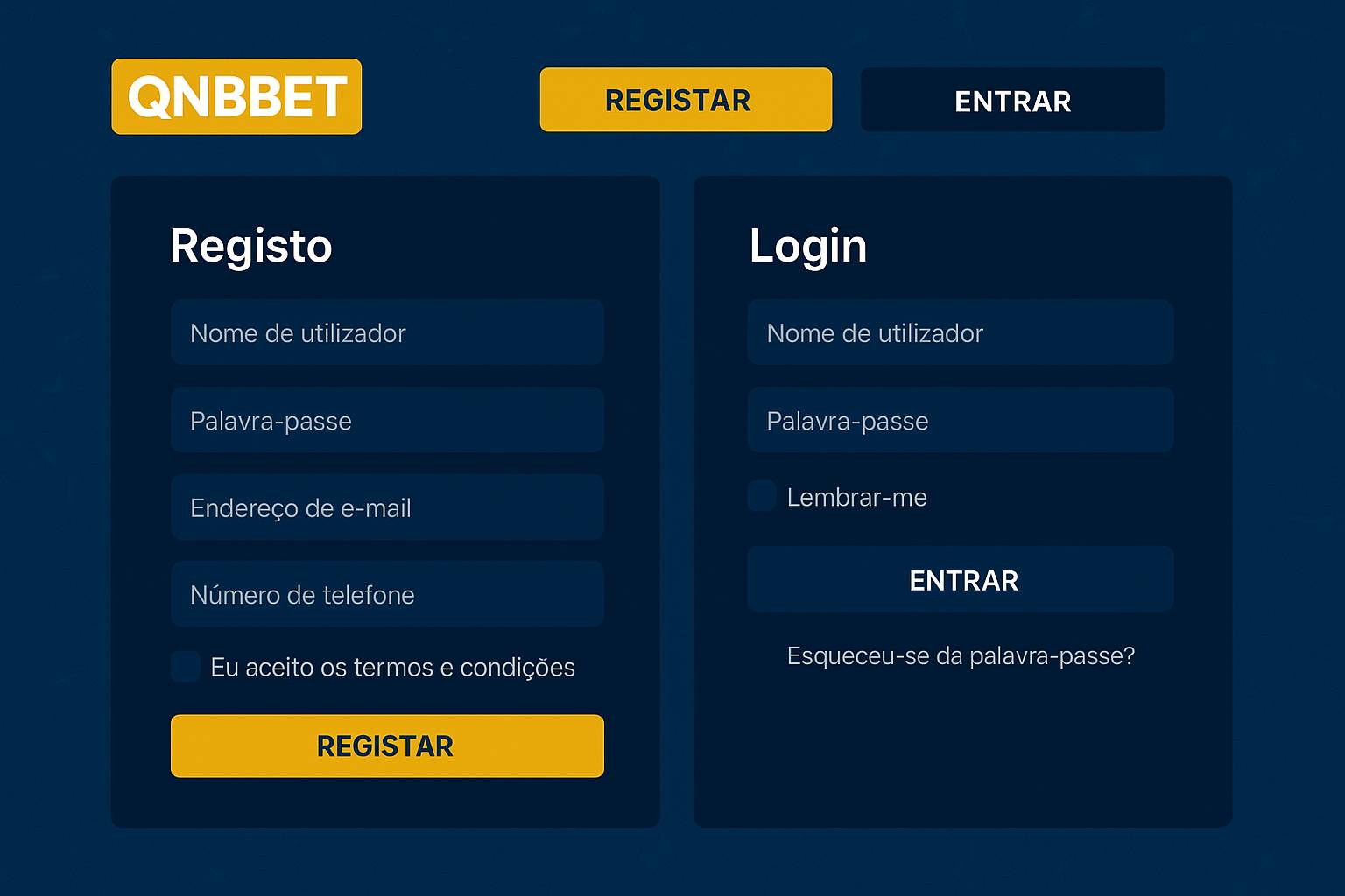 Não Perca tempo, o rRgistro na site QNBBET